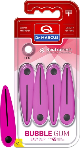 Dr. Marcus Easy Clip automobilinis oro gaiviklis Bubble Gum