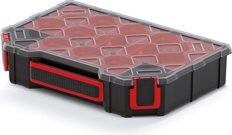 Organizatorius TAGER su skaidriu dangčiu 284 × 195 × 60 mm
