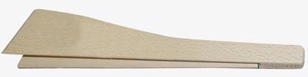 Wide wooden kitchen tongs 24 cm