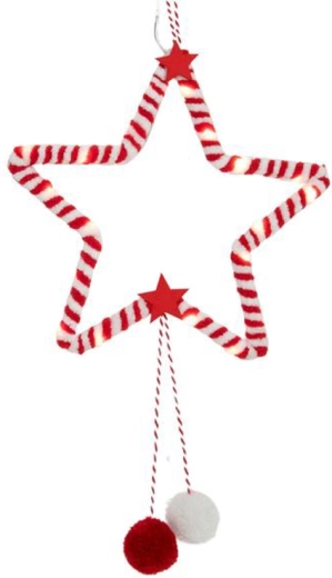 Light Star with Timer, 20 LED, 20 cm