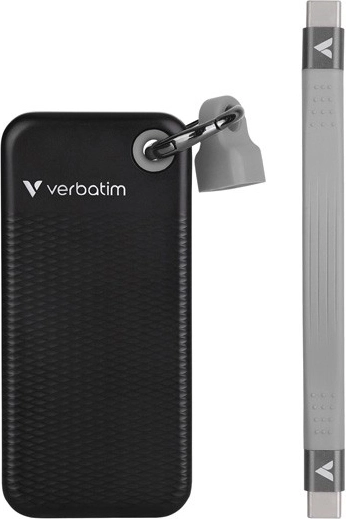 Verbatim pocket SSD 1 TB USB-C black/grey