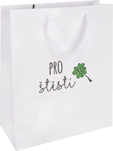 Gift paper bag "For good luck" 26 × 10 × 32 cm