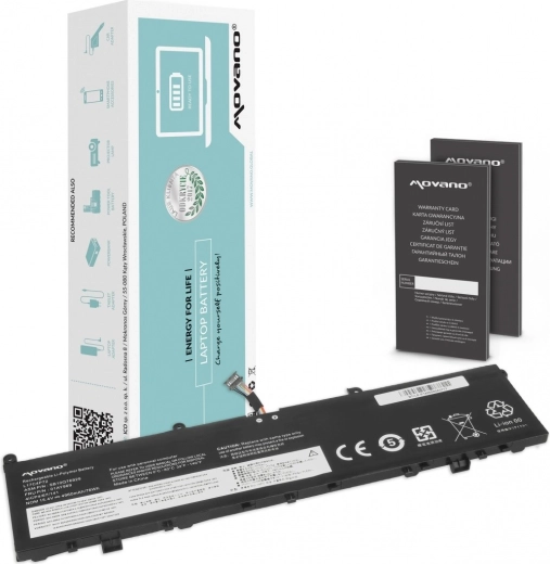 Movano battery for Lenovo ThinkPad P1 and X1 Extreme (1st and 2nd generation) 4960 mAh 76 Wh