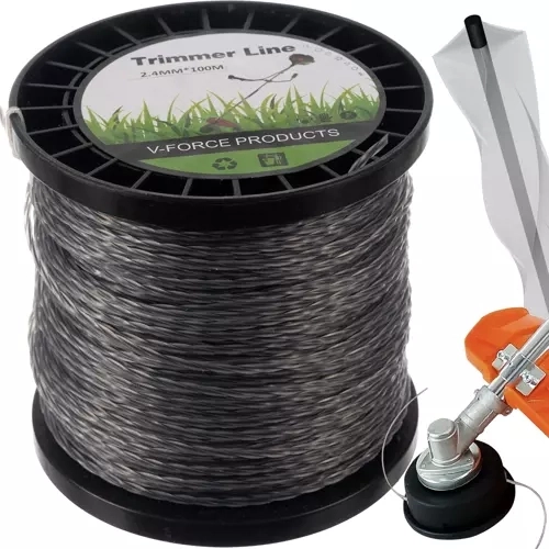 Bigstren reinforced trimmer line for brushcutter 2.4 mm (100 m)