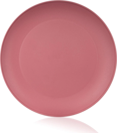 Culinaria Shallow Plastic Plate 23.5 cm Pink