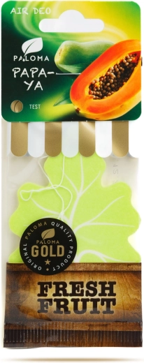 Paloma Gold Fresh Fruit Papaya pakabinamas oro gaiviklis automobiliui