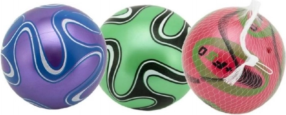 Spalvingas pripūstas kamuolys vaikams 15 cm