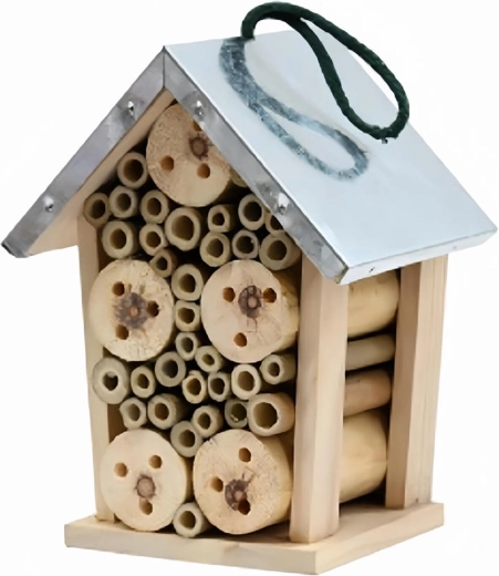 Wooden insect hotel 20 × 15.5 × 12 cm