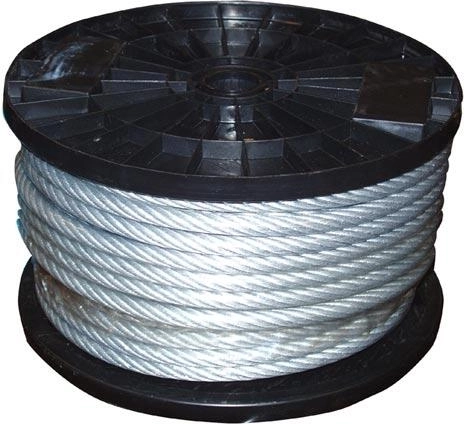 Plieninis trosas 2/3 mm PVC apvalkale, cinkuotas, 200 m