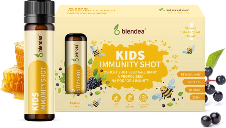 Blendea Immunity Shot for Kids with Propolis and Beta-Glucans 10 × 10 ml