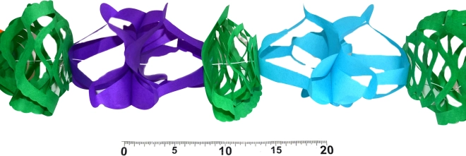 Popierinė girlianda 4 m