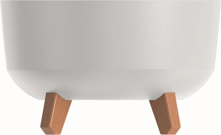 Gracia Low Eco Wood Planter on Legs 38 cm – white