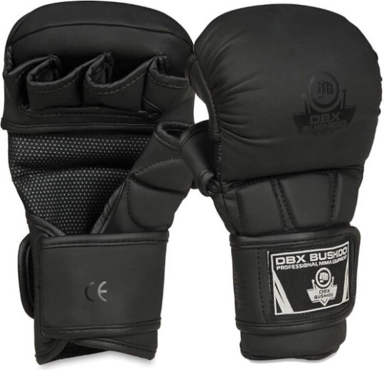 MMA pirštinės DBX Bushido Black Master – E1v9-b