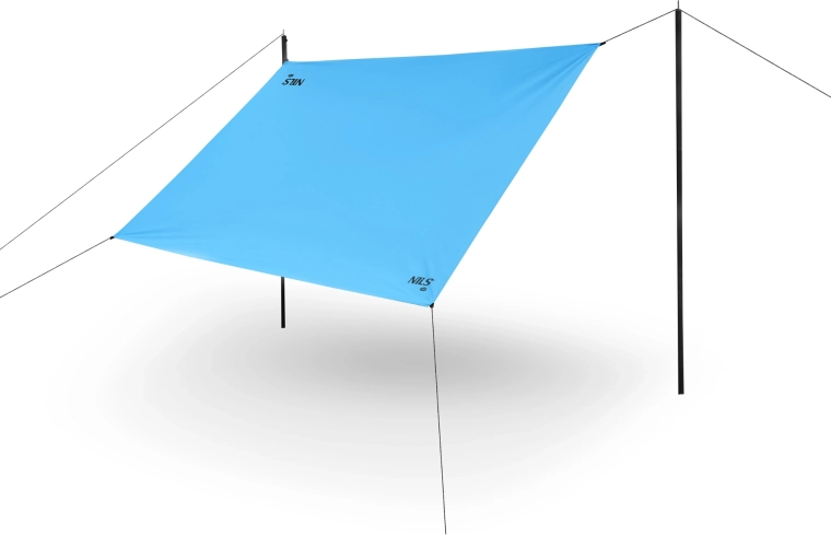 NILS Camp Travel Tarp blue
