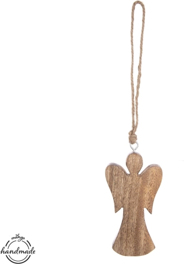 Angel made of mango wood 14.7 cm