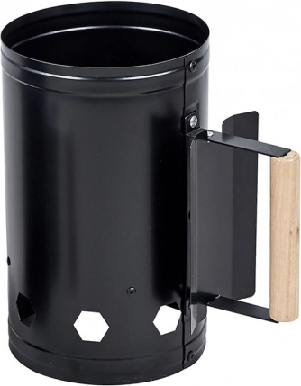 Kamininis degiklis anglims ir briketams griliui