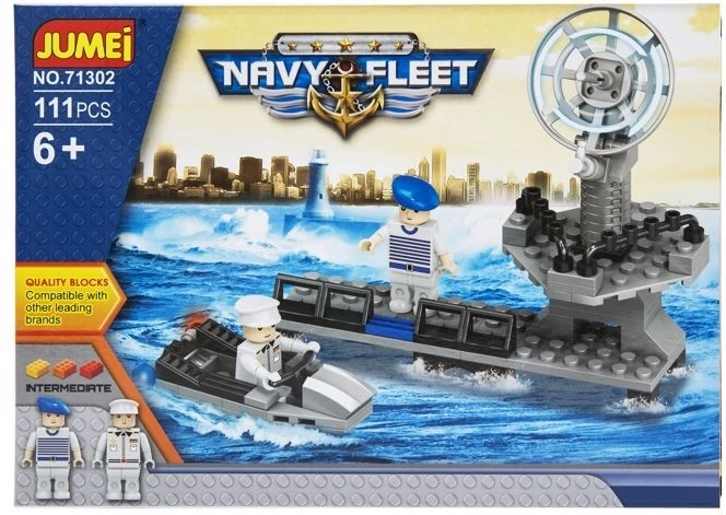Konstruktorius Jumei Navy Fleet – karinis jūrų laivynas, 111 dalių, 25 × 18 cm - 1 vnt.