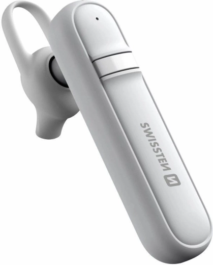 Bluetooth ausinės su mikrofonu Swissten Caller – baltos