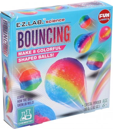 Rinkinys šokinėjančių kamuoliukų gamybai