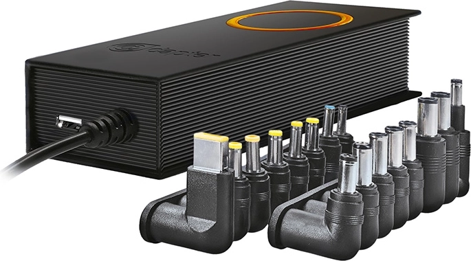 Solight universal power adapter for laptops 90 W with 16 tips