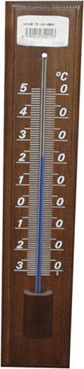 Lauko termometras iš beicuotos medienos, 32 cm