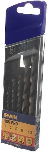 IRWIN HSS PRO Metal Drill Bit Set 4–10 mm