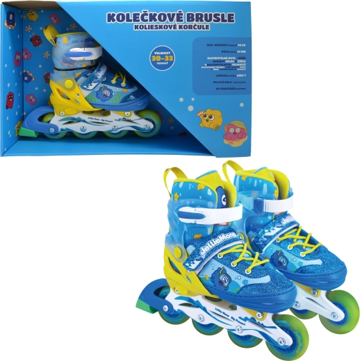 Children’s roller skates blue–yellow 30–33