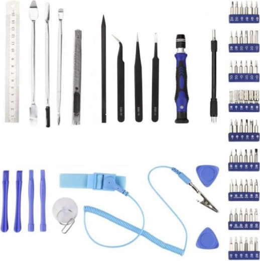 Precision electronics repair tool set 79-in-1