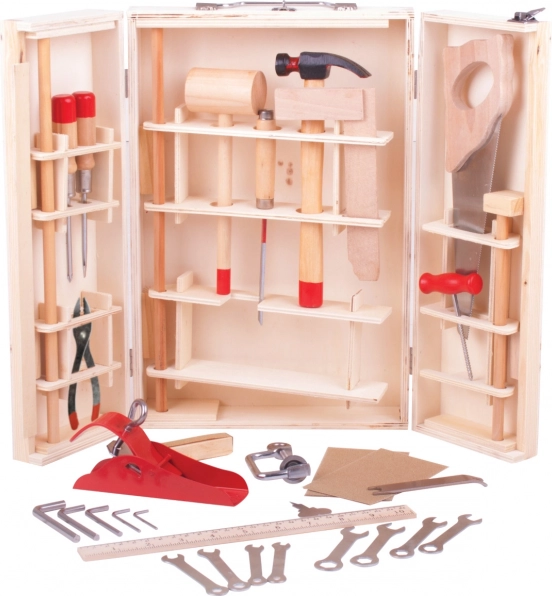 Įrankių lagaminėlis mažiesiems meistrams