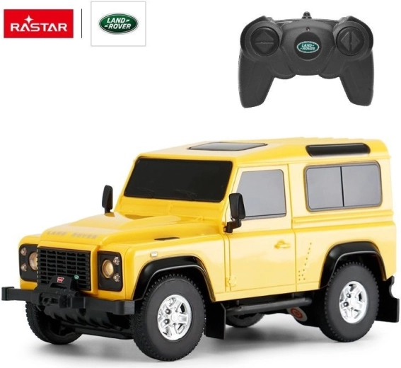 Rastar Land Rover Defender RC car 1:24 yellow - 1 piece