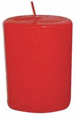Scented candle with rose fragrance, red 4 × 4.9 cm