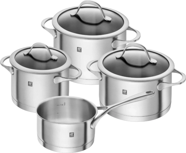 „Zwilling Essence“ nerūdijančio plieno puodų rinkinys, 4 dalių