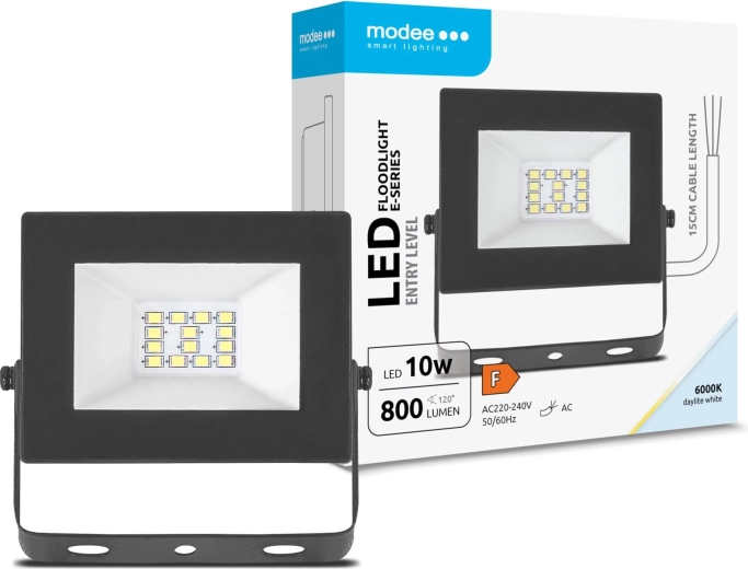 Modee LED prožektorius E‑series Slim 10 W, 120°, 800 lm, šaltai balta