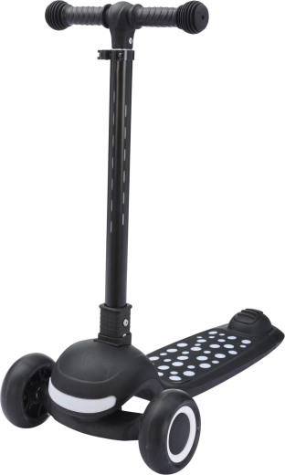 Sparkys kids’ folding light-up scooter with music 3-in-1, black