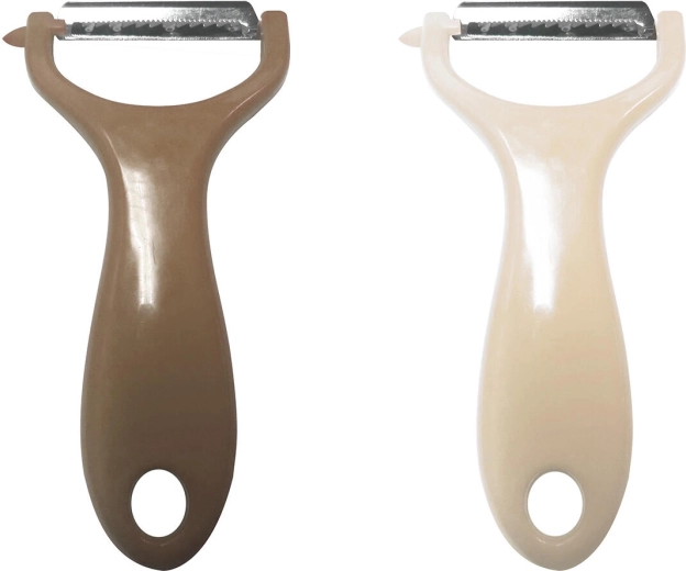 Y-Type Julienne Peeler with 5 cm Stainless Steel Blade, Plastic Handle, Assorted Colors