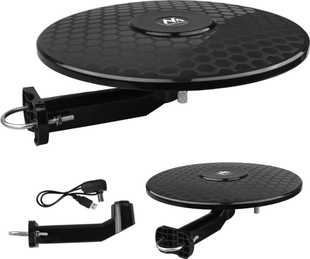 Aktyvi visakryptė DVB-T/T2 HEVC antena MACLEAN MCTV-102