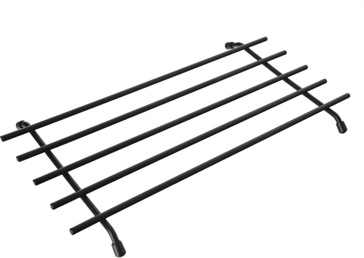 Metalinė puodų padėkliukas Radka 35 × 20 cm, juodas