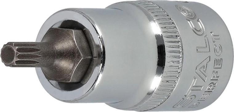 Stalco 1/2" socket with spline M6 bit, 55 mm