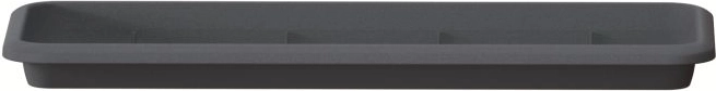 Anthracite planter saucer 36.9 cm