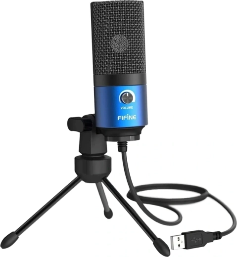 Condenser USB microphone Fifine K669BB blue - 1 piece