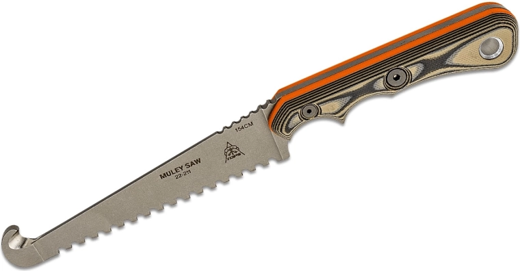 TOPS Knives Muley Skinner ir Muley Saw kombinuotas komplektas su odiniu dėklu