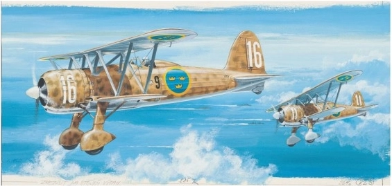Smer Fiat CR 42 aircraft model kit 1:40 (model kit)