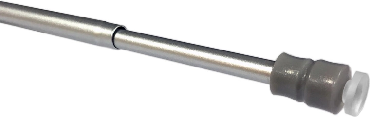 Teleskopinis vitražinis išplečiamas strypas 25–40 cm, sidabrinis