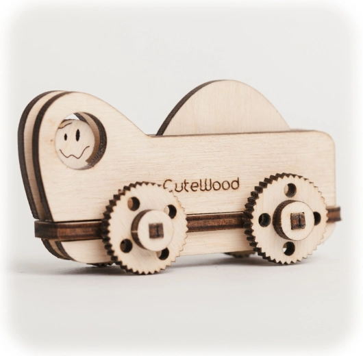 CuteWood wooden 3D truck puzzle