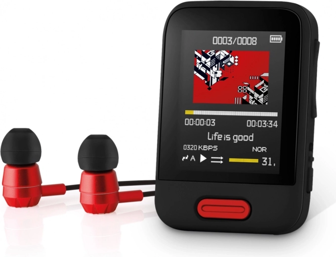 MP3/MP4 grotuvas 16 GB su Bluetooth ir 1,8" ekranu – 1 vnt.