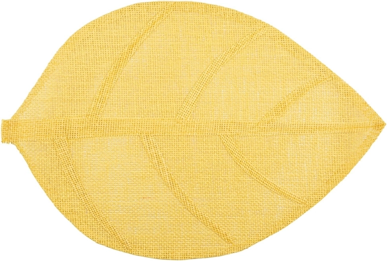Lapo formos geltonas stalo padėkliukas 33 × 48 cm