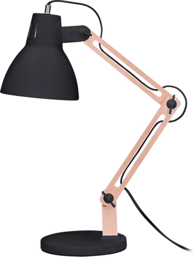 Solight stalinė lempa Falun E27, juoda