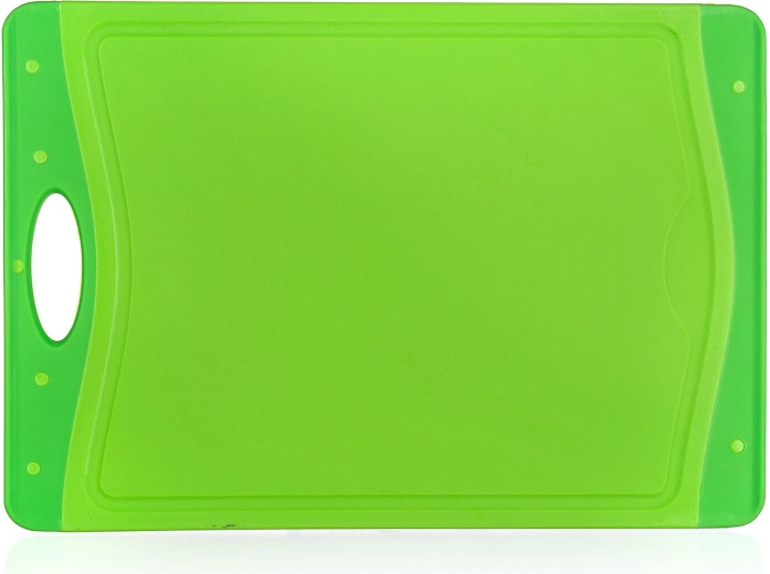 Plastikinė neslystanti pjaustymo lentelė DUO, žalia 37 × 25,5 cm