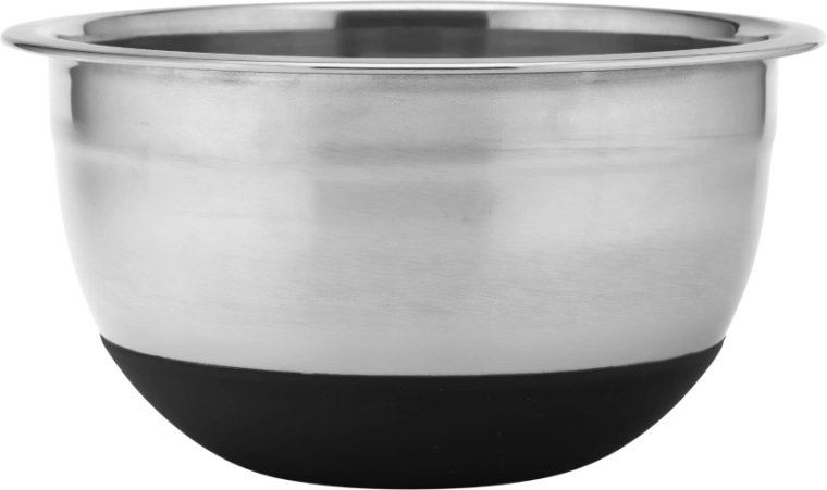Nerūdijančio plieno dubuo Altom Design su silikoniniu neslystančiu pagrindu 16 × 8 cm