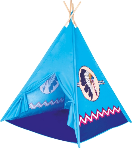 Bino mėlynas indėnų tipis